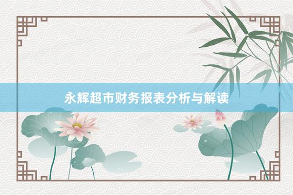 永辉超市财务报表分析与解读